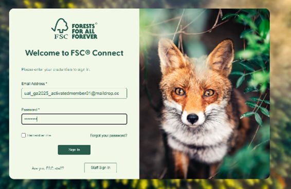 FSC Connect login